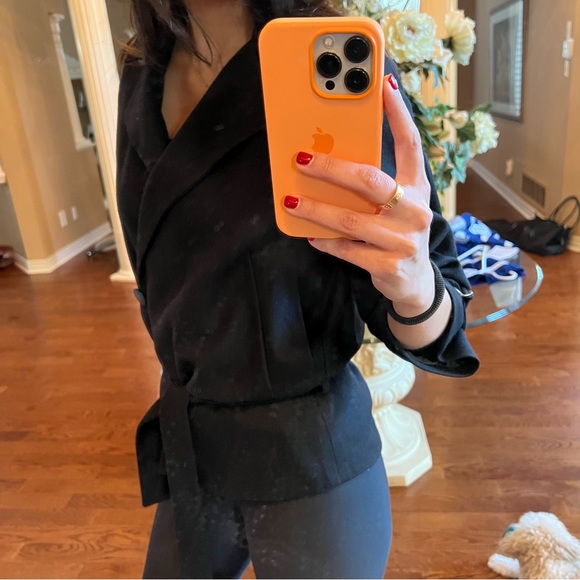 Black wool Club Monaco jacket, size XS - Picture 4 of 8